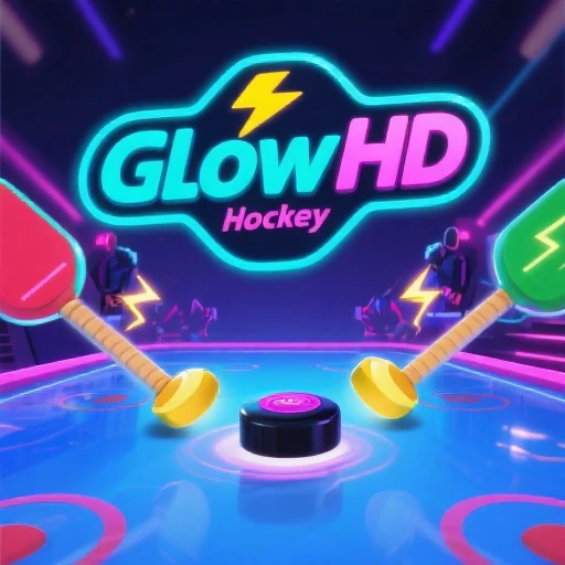 Glow Hockey HD  